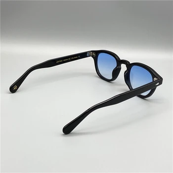 Johnny Depp original lemtosh retro sončna očala moških in žensk acetat ovalne sončna očala 2020 nova modna sončna očala z obarvane leče