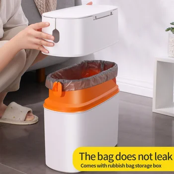 Joybos nepremočljiva smeti vedro koša s pokrovom prenosni avtomatsko pakiranje dnevna soba, kopalnica, kuhinja smeti škatla za shranjevanje
