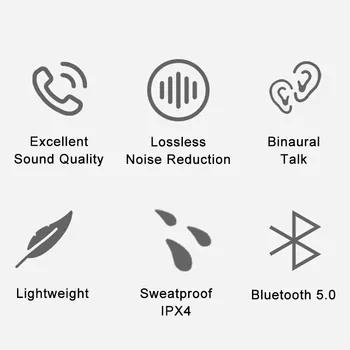 K12 Bluetooth Brezžične Slušalke Zaslon Nepremočljiva Stik Nadzor Binaural Klic Vijolično Slušalke