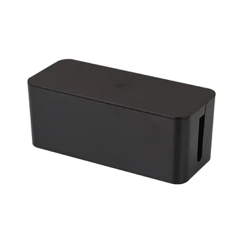 Kabel, Škatla za Shranjevanje električne Vtičnice Črno Beli Kabel Urejeno Škatla za Shranjevanje Stikalo Enostaven za Domačo Varnost