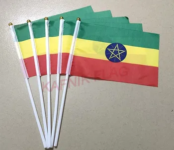 KAFNIK, Etiopija/benin/Bocvana /Burkina faso/Burundi/Gambija/gvineja/Zimbabve/Cody w/Madagaskar 14*21 CM ročno zastavo s Palico