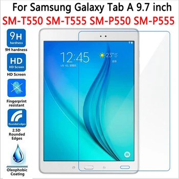 Kaljeno Steklo za Samsung Galaxy Tab A7 10.4 A6 7 2016 10.1 2019 A8 Pen 9.7 10.5 T500 T510 T585 P585 T285 Screen Protector