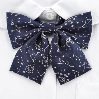 Kawaii Constellation Bowtie Bowknot Japonski Cosplay Šolsko Uniformo Dekle Lok Kravato 2019 Ženske Gravata Borboleta Cravat Vratu Vezi