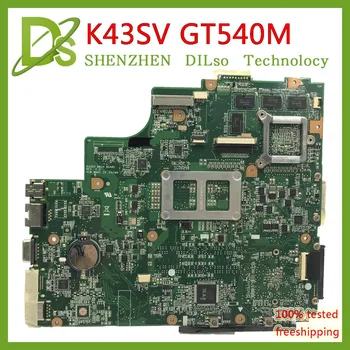 KEFU K43SV Matično ploščo Za ASUS K43SM K43S A43S X43S P43S K43SJ K43SC Prenosni računalnik z Matično ploščo z GT540 1GB Grafične kartice Test