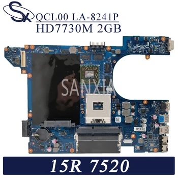 KEFU LA-8241P Prenosni računalnik z matično ploščo za Dell Inspiron 15R-7520 5520 original mainboard HD7730M-2GB