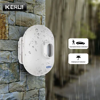 KERUI P861 Nepremočljiva PIR Senzor Gibanja Detektor Za KERUI Brezžični Varnostni Alarm Dvorišču, Garaža Protivlomnih Alarmnih