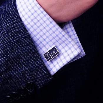 KFLK Nakit majica zapestne gumbe za moške blagovne Znamke Matematike Hlačnice povezavo na Debelo Novost oblikovalec Gumbi Visoke Kakovosti gostov