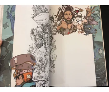 Kim Jung Gi & Terada Katsuya ilustracije Zbirka Knjiga Kim Jung-Gi Dela Skica Rokopis črtna Risba Knjiga