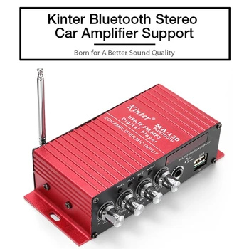 Kinter Ma 130 2Ch Bluetooth Stereo Car Audio Digitalni Ojačevalnik Podporo Mp3 Fm Mini Doma Ojačevalniki Za Avto, motorno kolo Bo