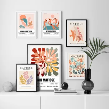 Klasična Matisse Povzetek Listi Vrstice Steno Umetniško Platno Slikarstvo Nordijska Plakatov In Fotografij Stenske Slike Za Dnevna Soba Dekor