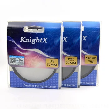 KnightX UV CPL ND2-ND1000 ND polarizer spremenljivka 49 52 55 58 62 67 72 77 mm Objektiv Kamere Filter Za canon eos sony, nikon 700d d600