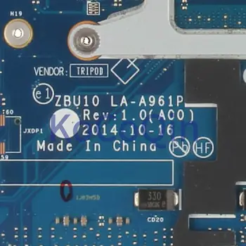 KoCoQin Prenosni računalnik z matično ploščo Za DELL Latitude E7450 i5-5200U Mainboard CN-0TFVF9 0TFVF9 LA-A961P SR23Y