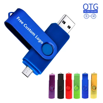 Kovinski OTG Keychain Usb Flash Drive Za Telefon Flash Pomnilnik 2.0 4G, -8 G 16 G 32GB 64 G 128G Pendrive 256G Memory Stick U Disk Pendrive