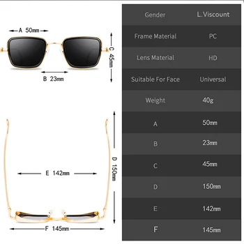Kovinskih Kvadratnih Polarizirana sončna Očala Moški Ženske blagovne Znamke Design Vožnje Klasični Okvir sončna Očala Moški Buljiti UV400 Gafas De Sol