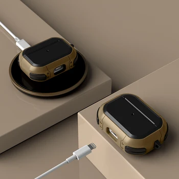 Kritje Za Airpods pro Primeru Silikonski Anti-padec Cover Za Apple AirPods 3 2 Primera Pribor Brezžične Slušalke Z Keychain