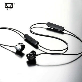 KZ BTE Brezžične Bluetooth Slušalke Hibridne tehnologije, Šport Slušalke nepremočljiva HIFI Bas Čepkov V Uho Monitor APTX Slušalke