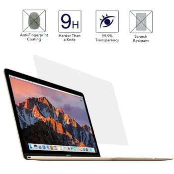 Laptop, Screen Protector za Novi Apple Macbook (A1534) 12 Inch Ultra Tanek 9H Pregleden Zaslon Patron Zaščitno folijo