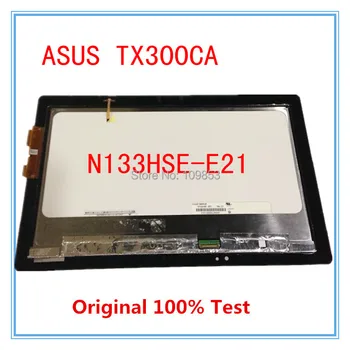 LCD zaslon na dotik z digitizer Za Asus TX300CA Ultrabook Prenosnik LCD Zaslon N133HSE-E21 1920*1080