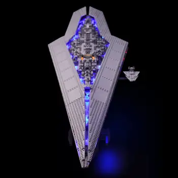 LED Light Up Kit za 10221 za Vojne Super Star Destroyer Model Zgradbe Bloki Igrača (Samo LED Svetloba & Polje Baterije Vključene)