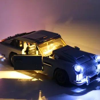 LED Luči Komplet Za 10262 Aston Martin DB5 James Bond Razsvetljavo Opeke Igrače