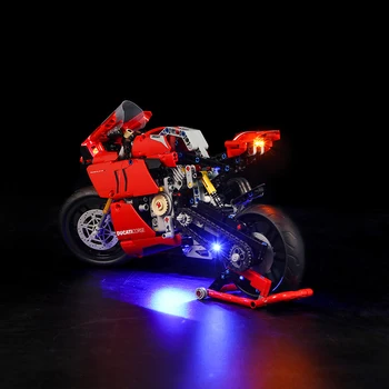 Led luči komplet za lego 42107 Tehnika motornega kolesa Igrače Model (ne vključuje bloki set)