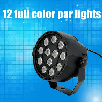 LED Par 12x3W RGBW LED Stopnji Svetlobe Par Luči Z DMX512 za Disco DJ projektor Pralni Stranka Dekoracijo E&Q Razsvetljavo