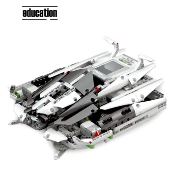 Legoing EV3 Robotika, Programiranje Gradnik Izobraževanje Kit PARE Združljiv EV5 45544 31313 Robot DIY Mecanum Kolesa Igrače Darilo