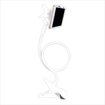 Leni Posteljo Namizje Vesa Mount Stojalo Prilagodljiv vpenjalno Držalo Tabela Mobilni Telefon Podpora Za iPhone, Samsung Xiaomi Huawei