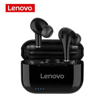 Lenovo Bluetooth Slušalke Športne Glasbe Brezžične Slušalke Stereo Slušalke Z Mikrofonom Čepkov LP1 S Za Android IOS Pametni telefon