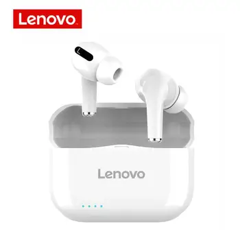 Lenovo Bluetooth Slušalke Športne Glasbe Brezžične Slušalke Stereo Slušalke Z Mikrofonom Čepkov LP1 S Za Android IOS Pametni telefon
