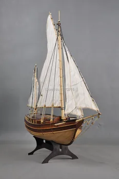 Lestvica 1/30 Klasike lesena jadrnica Ladje model kompleti v SPARY Boston sodobna jadrnica DIY model