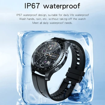LIGE 2020 Nove Modne Moške Smartwatch Bluetooth klic IP67 Nepremočljiva Športna Fitnes Ure Luksuzni Pametno Gledati Mobilni Telefon Moški