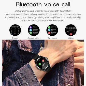 LIGE 2020 Nove Modne Moške Smartwatch Bluetooth klic IP67 Nepremočljiva Športna Fitnes Ure Luksuzni Pametno Gledati Mobilni Telefon Moški