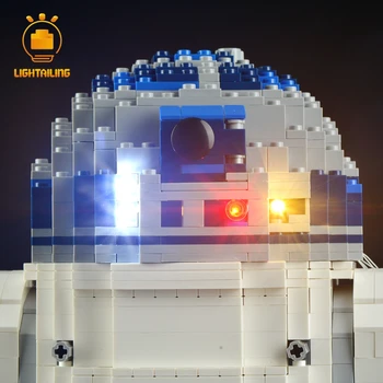 LIGHTAILING LED Luči Komplet Za Zvezdo Serije Vojne R2-D2 Robot Razsvetljave, Komplet Združljiv Z 10225 (NE Vključujejo Model)