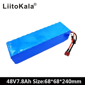 LiitoKala 48V 7.8 AH 13S3P baterija 48V 15AH 1000W Električna kolesa baterija 48V Litij-ionska baterija 30A BMS