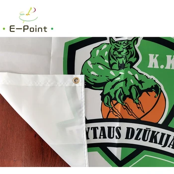 Litva KK Dzukija Alytus Zastavo 2*3 m (60*90 cm) 3*5 m (90*150 cm) Velikost Božični Okraski za Dom Zastava Banner Darila