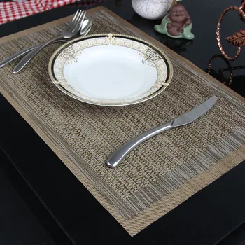LIYIMENG 4 kos/veliko Placemat Coasters Toplotno izolirane Posode PVC Dekor Kuhinja Dinning Skledo Jed Nepremočljiva Pad Tabela Mat