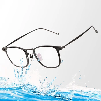 Logorela 4921 Čistega Titana Očal Okvir Moških Recept Očala Letnik Okrogle Očala Za Kratkovidnost Optični Okvirji Za Očala