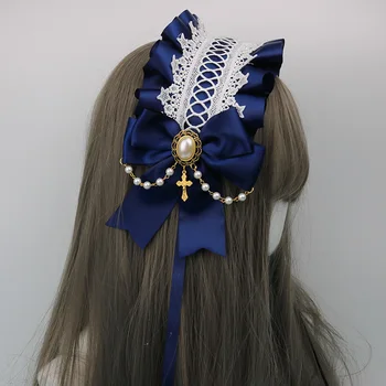 Lolita lase band naglavni del Lolita Gothic dark serije mrtvih križ lahko traja angel ročaj sladko dodatki za lase