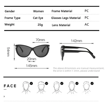 LongKeeper blagovne Znamke Mačka Oči, sončna Očala Ženske 2021 Luxury Letnik Leopard Črna sončna Očala Voznik Očala UV400 Oculos Feminino