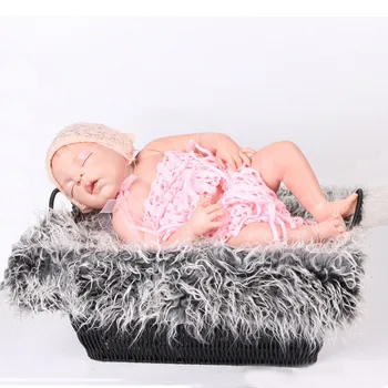 LONSANT Otroška Fotografija Mehko Odejo srčkan Novorojenčka Specializiranimi za umetno Krzno Odejo moda 0-7 mesecih dojenček Lepo Fotografijo za Ozadje Odejo 2020