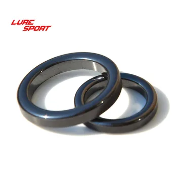 LureSport 50pcs velikost 2.5-50 Alconite Tesnilo Keramične Black ring palico Vodnik Obroč Palico Stavbe komponenta Popravila DIY Opremo