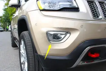 Luči Za Meglo Lučka Odbijača Chrome Trim Kritje Za Jeep Grand Cherokee 2016 Avto-Styling Nalepke, Dodatki