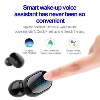M1 TWS Bluetooth 5.0 Slušalke Za Redmi Airdots Brezžični Čepkov šumov Mikrofona Za Huawei Xiaomi Za iPhone