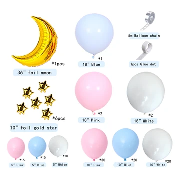 Macaroon baloni Garland iz Lateksa Trebušaste Arch Vesel 1. Rojstni dan Dekor Otroci Odraslih Poroko Baloon Verige oh Baby Tuš Balon