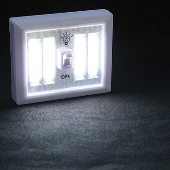 Magnetni LED Kabinet Luč s Stikalom Brezžičnih Omaro Nočna Omare Omare Svetlobe, Spalnica, Kuhinja Razsvetljave
