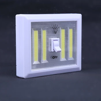 Magnetni LED Kabinet Luč s Stikalom Brezžičnih Omaro Nočna Omare Omare Svetlobe, Spalnica, Kuhinja Razsvetljave
