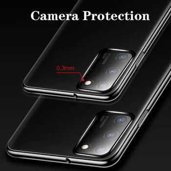 MAKAVO Za Huawei Honor Ogled 30 Primeru Razkošje, Mehka Silikonska Prevleka Odbijača Jasno Primeru Telefon Za Čast Ogledati 30 Pro