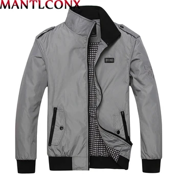 MANTLCONX 2020 Nova Jakna Moški, Vroče Prodaje Kakovosti Jesen Pomlad Outwear Mens Plašči Priložnostne Vetroloma, Jopiči, Moški Plus Velikost 4XL