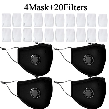 Maska Stroj 5-Slojni Filter Bombaž Maska za Dihanje Vetra-dokazilo Masko Bombaž Masko Tovarne Neposredne Prodaje